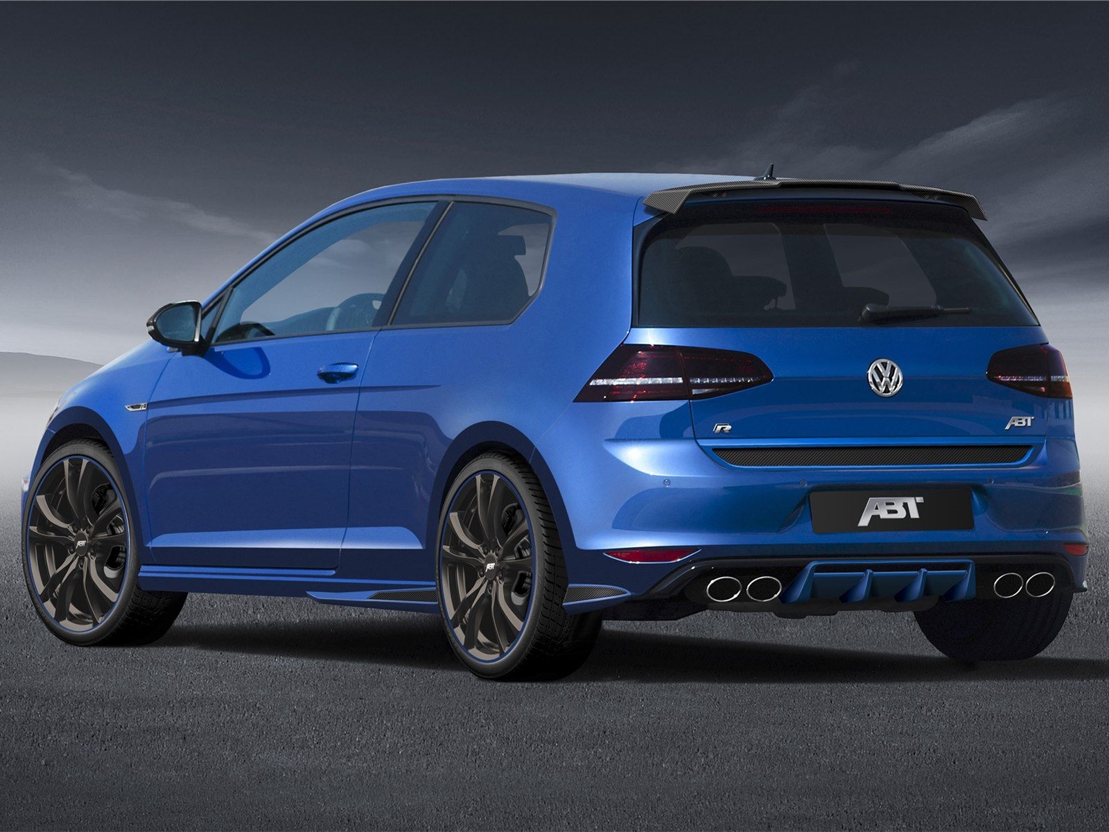 1600x1200 ABT Sportsline Volkswagen Golf VII R 370 HP 2014 Exotic Car, Desktop