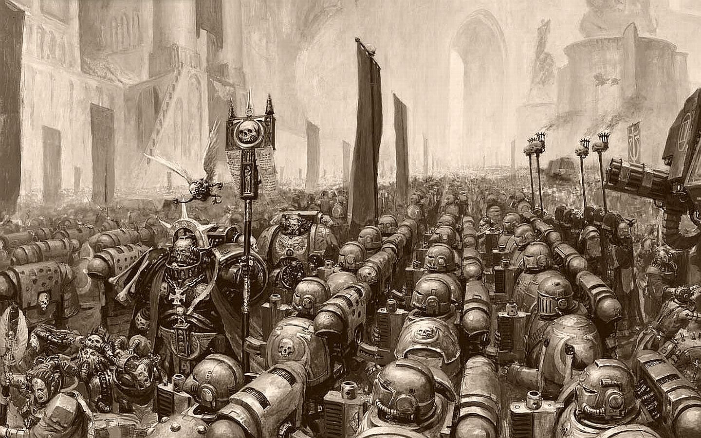 1440x900 image For > Space Marine Chaplain Wallpaper, Desktop