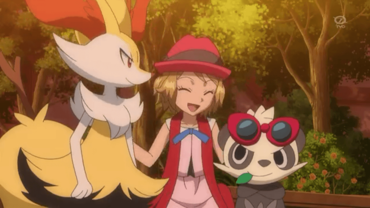 1280x720 Serena (Pokemon XY) image Serena Braixen and Pancham HD wallpaper, Desktop