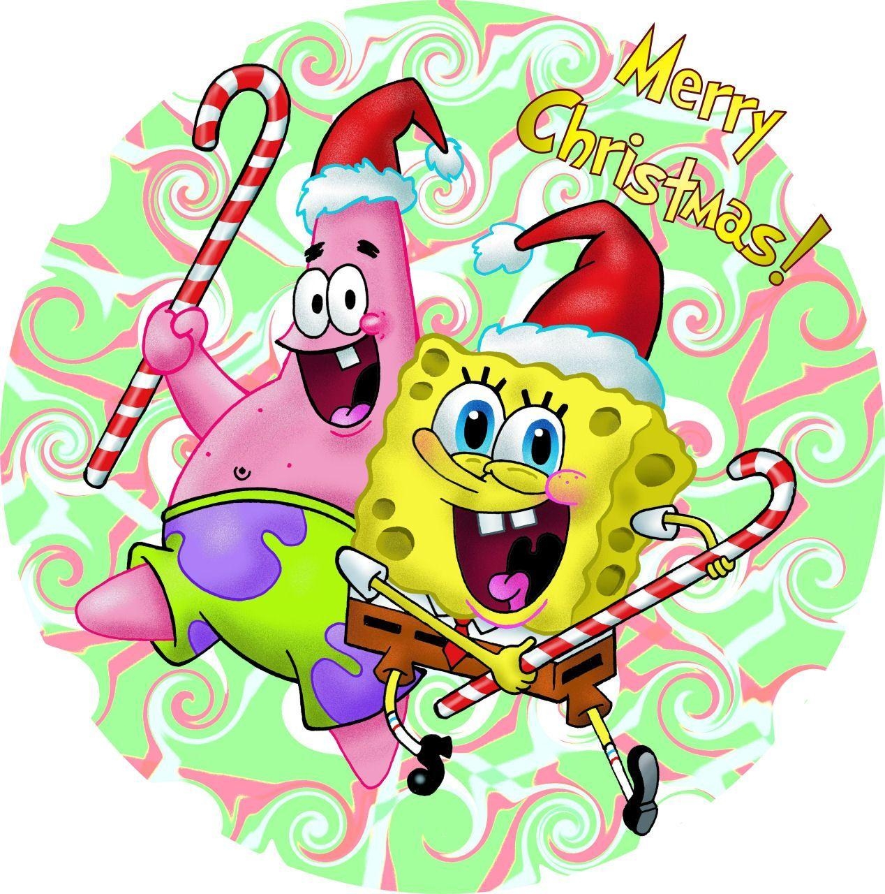 1270x1280 Desktop Spongebob Christmas Wallpaper, Phone