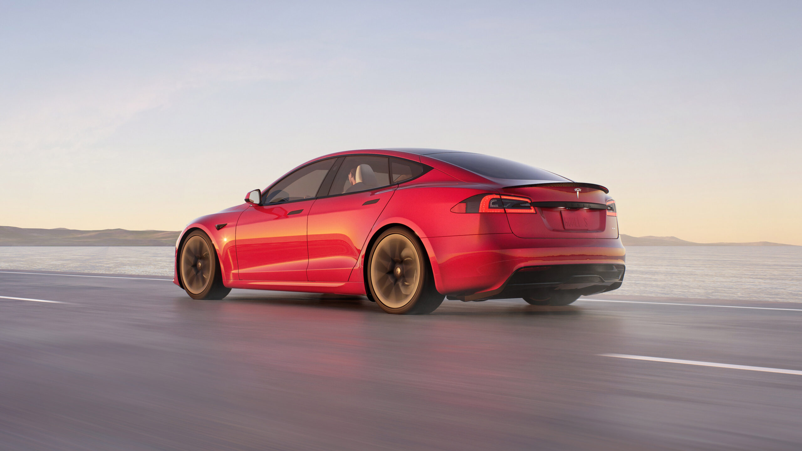 2560x1440 Tesla Model S Plaid Wallpaper, Desktop