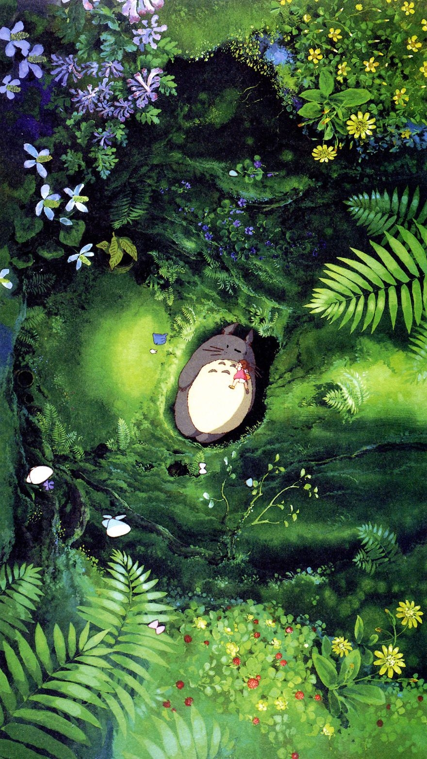 880x1570 My Neighbor Totoro Phone Wallpaper, Phone