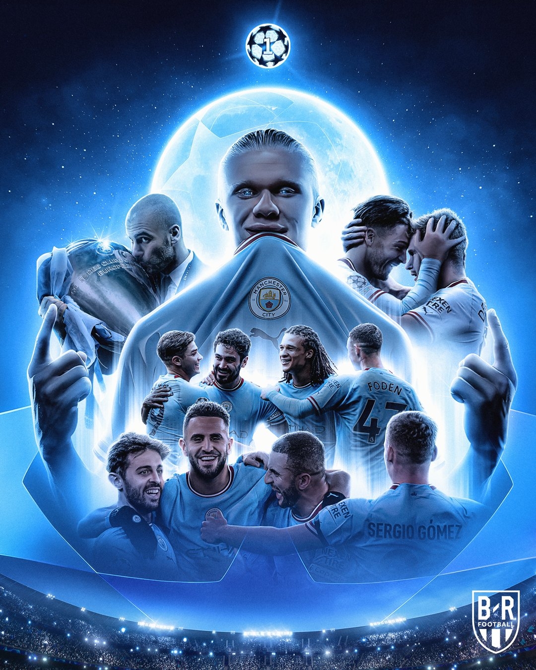 1080x1350 Manchester City UEFA Champions League 2023 Champions, Phone