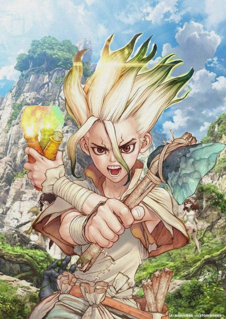 910x1280 Dr Stone Wallpaper, Phone