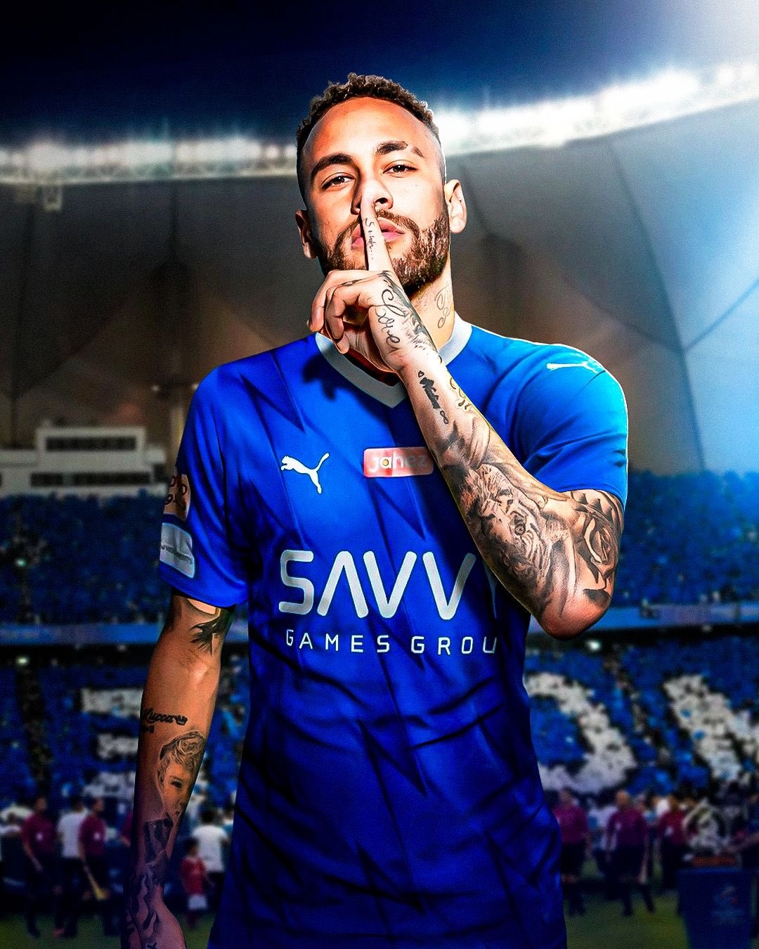 1080x1350 Neymar Al Hilal wallpaper, Phone