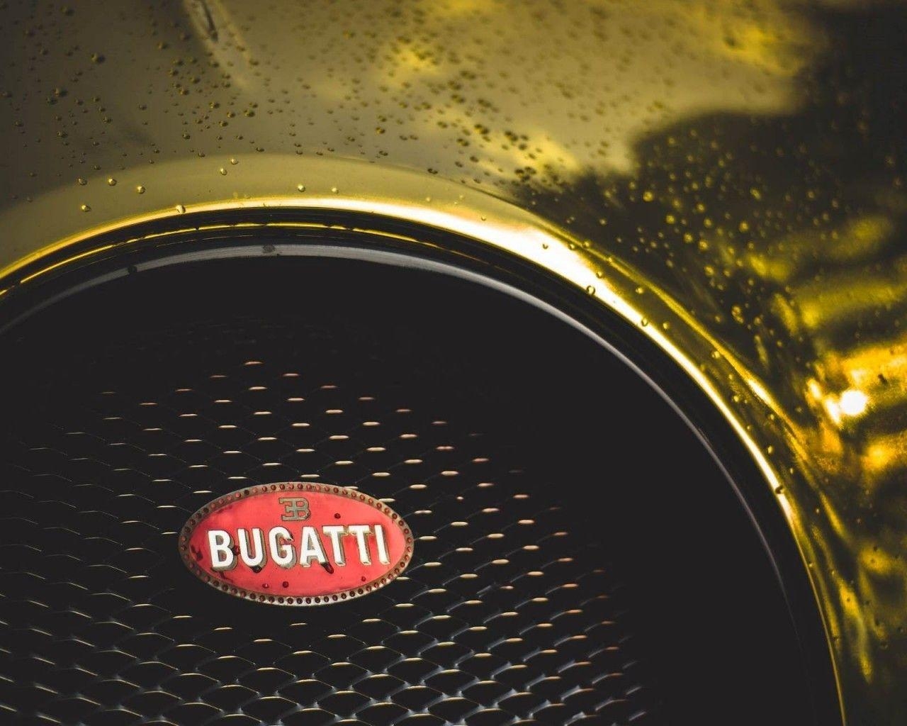 1280x1030 Download  Bugatti Logo, Water Drops, Supercar, Cars, Desktop