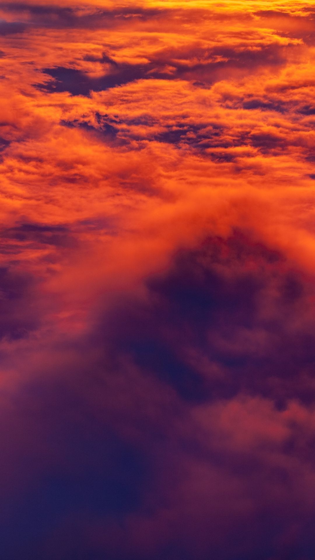 1080x1920 Aerial Cloud Sunset iPhone Wallpaper, Phone