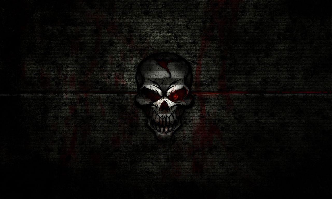 1280x770 Awesome Skull Wallpaper, Desktop