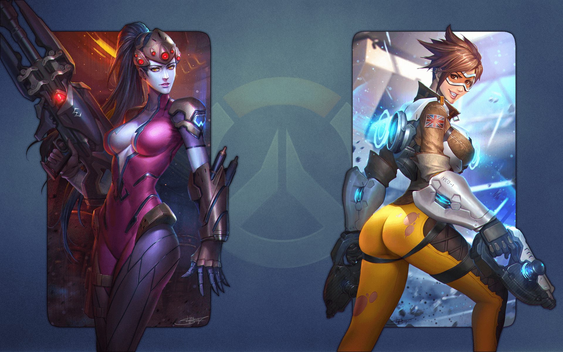 1920x1200 Download the Black Widow and Tracer Wallpaper, Black Widow, Desktop