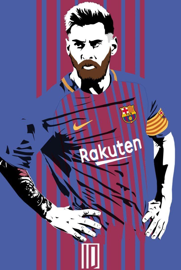 740x1090 Leo Messi Vector Wallpaper, Phone