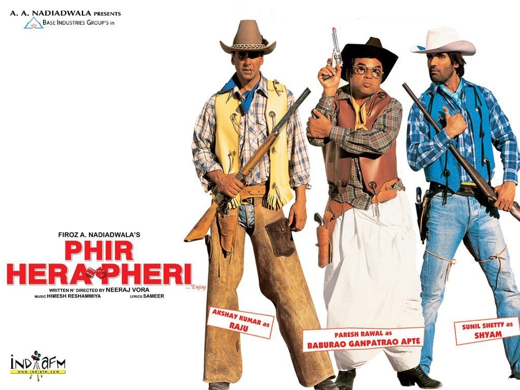 1030x770 Phir Hera Pheri 2006 Wallpaper. Akshay Kumarrimi Senparesh Rawalbipasha Basusuniel Shetty, Desktop