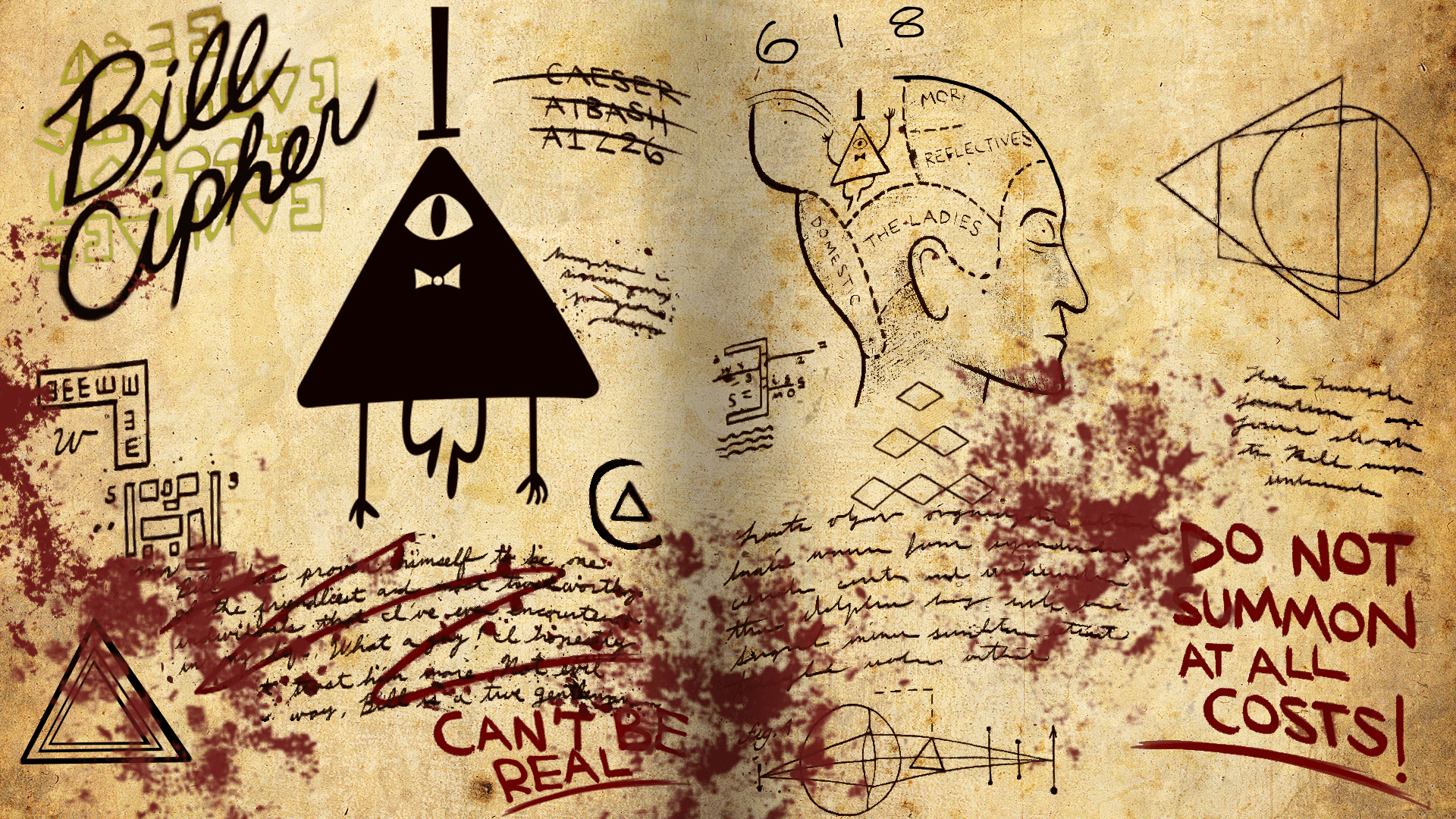 1920x1080 Bill Cipher Wallpaper, Desktop