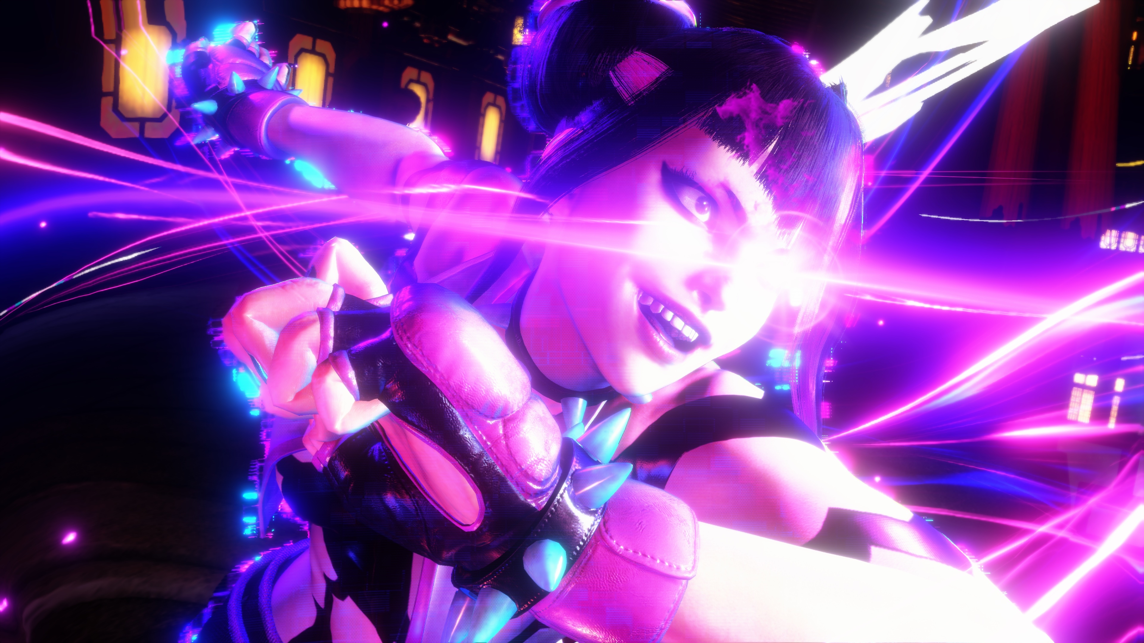 3840x2160 fighters Juri and Kimberly at Evo 2022, Desktop