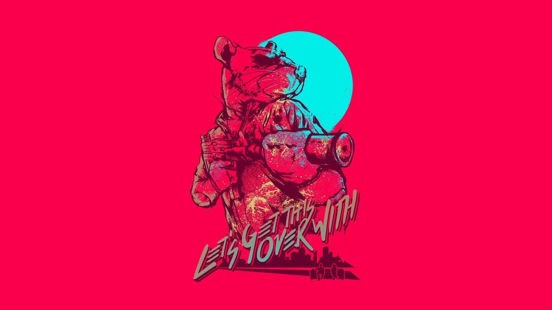 1920x1080 Hotline Miami wallpaper (Artworks by protski.com), Desktop