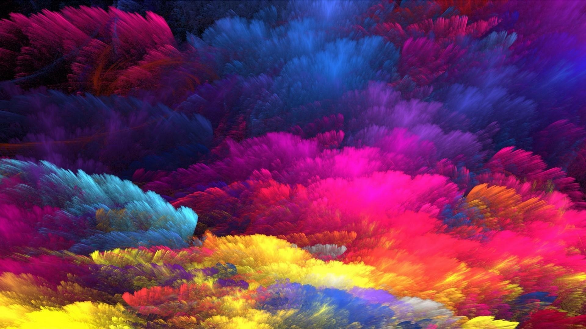 1920x1080 Rainbow Colors Abstract Art Wallpaper. Wallpaper Studio 10. Tens, Desktop