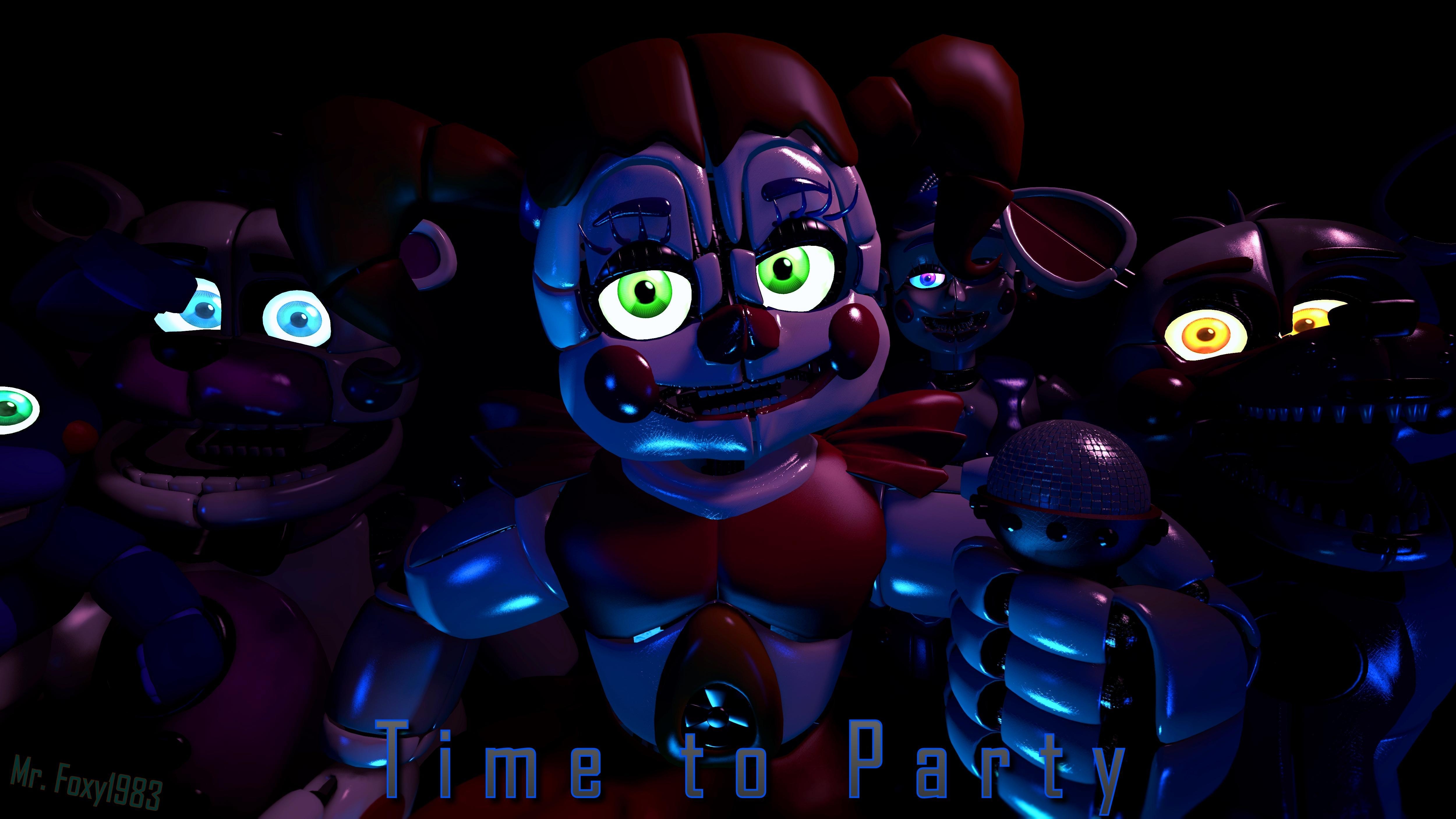 5000x2820 Personajes Fnaf Sister Location 4k Ultra HD Wallpaper, Desktop