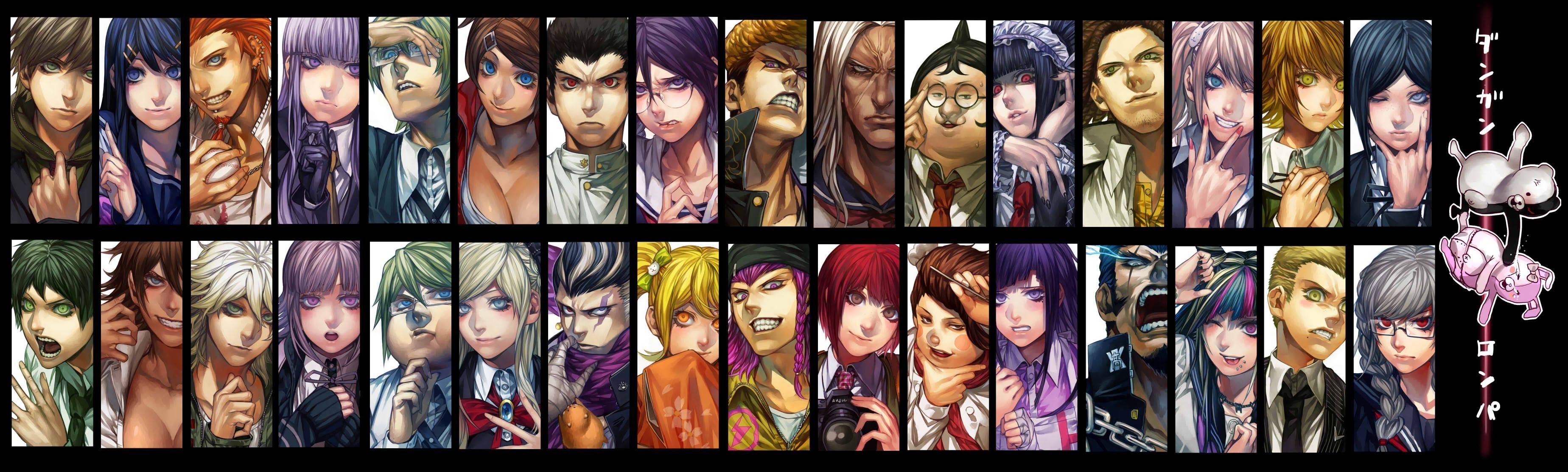 3700x1120 image about The dangan ronpa page. Right guy, Dual Screen