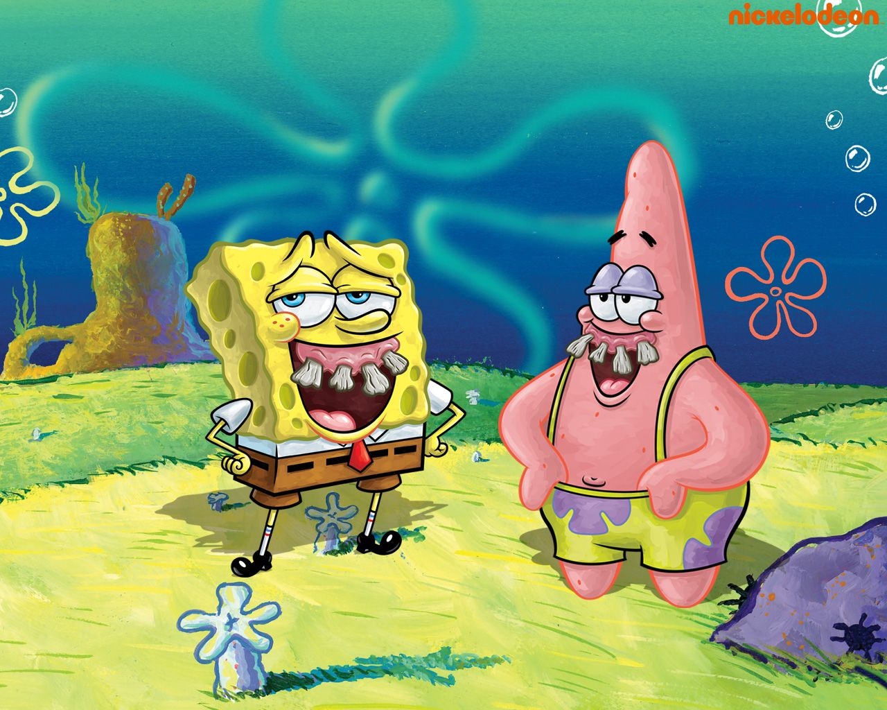 1280x1030 Spongebob & Patrick Squarepants Wallpaper, Desktop