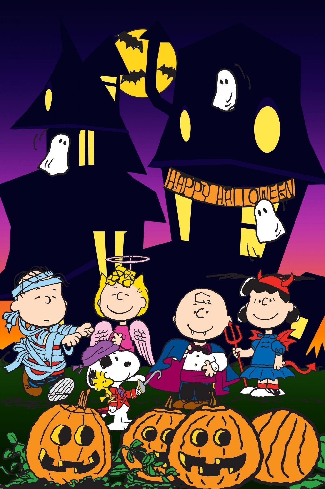 1370x2050 Cartoon Halloween iPhone Wallpaper Free Cartoon Halloween iPhone Background, Phone