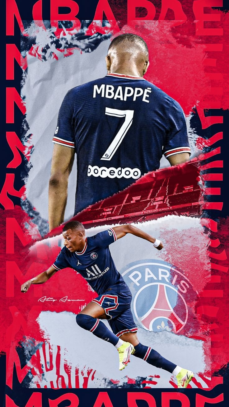 740x1310 Kylian Mbappe wallpaper edit. Photo de football, Maillot de foot psg, Maillot de foot, Phone