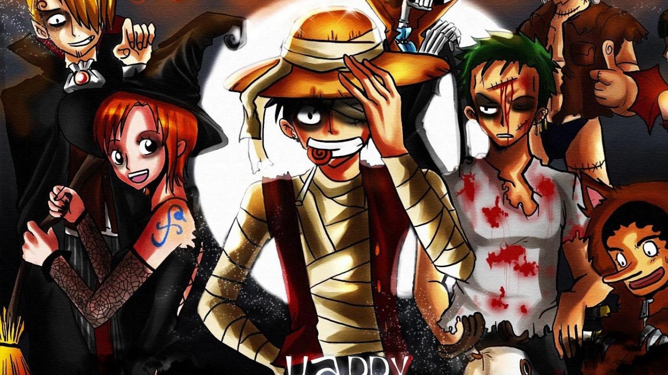 1370x770 One piece halloween - Quality and Resolution, Desktop