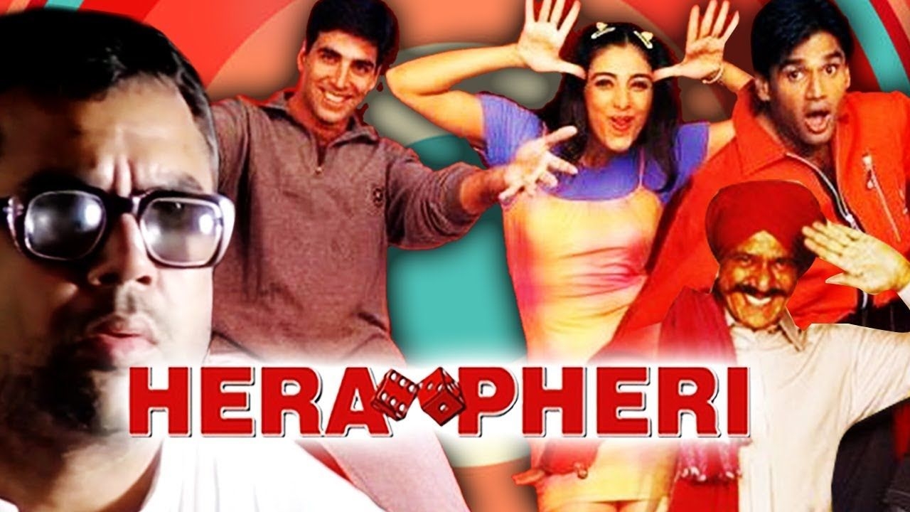 1280x720 Hera Pheri (2000) Full Hindi Comedy Movie. Akshay Kumar, Sunil Shetty, Paresh Rawal, Tabu, Desktop