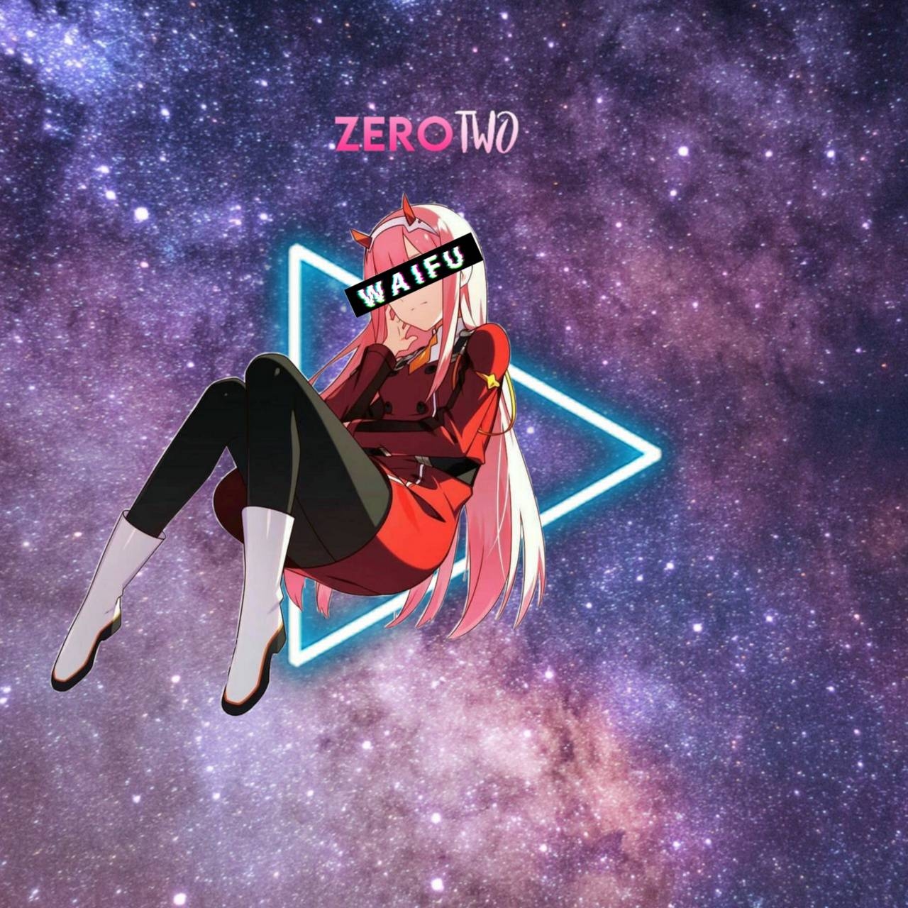 1280x1280 Zero two wallpaper, Phone