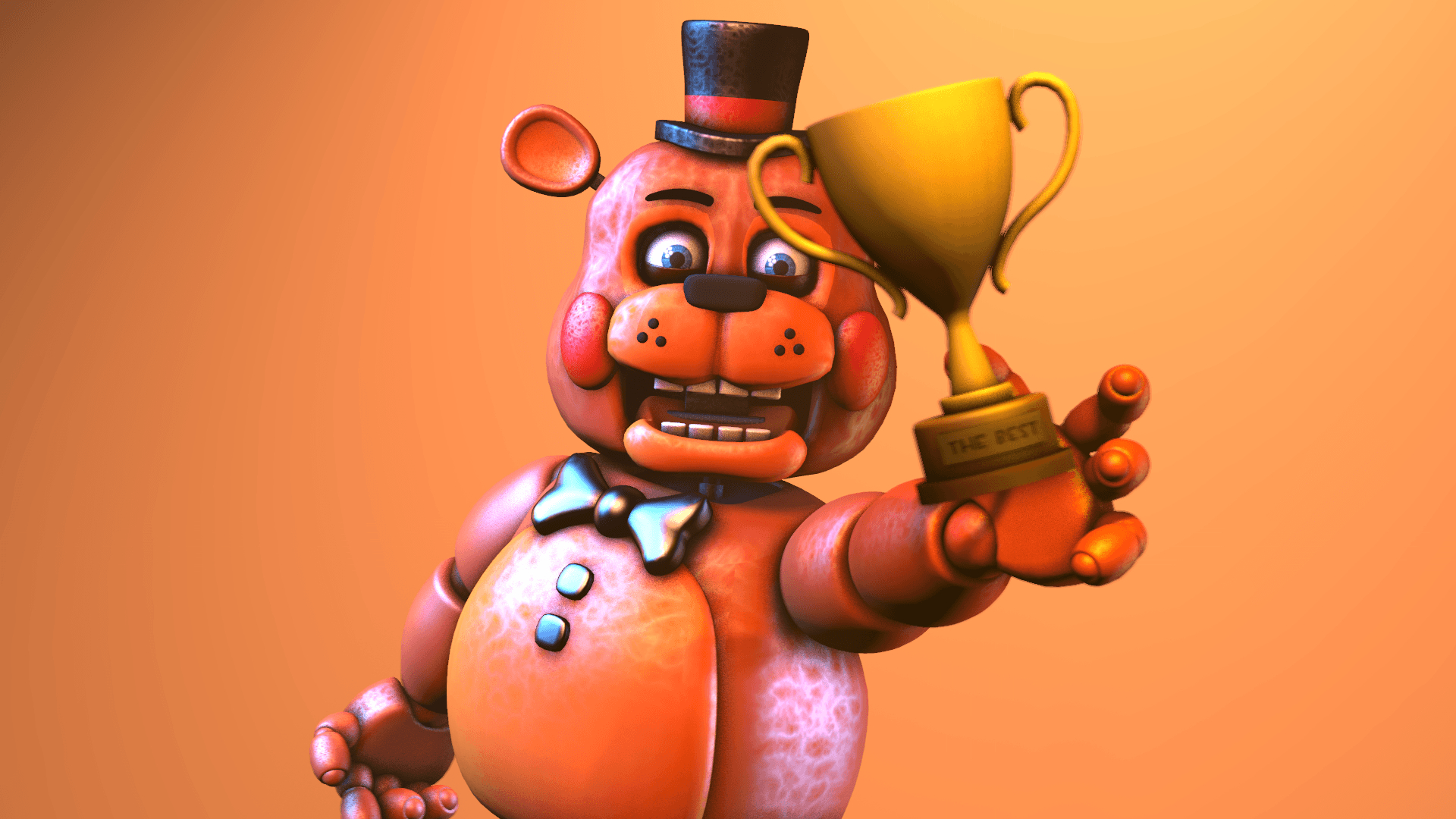 1920x1080 Toy Freddy won a trophy because he's the best bear, Desktop