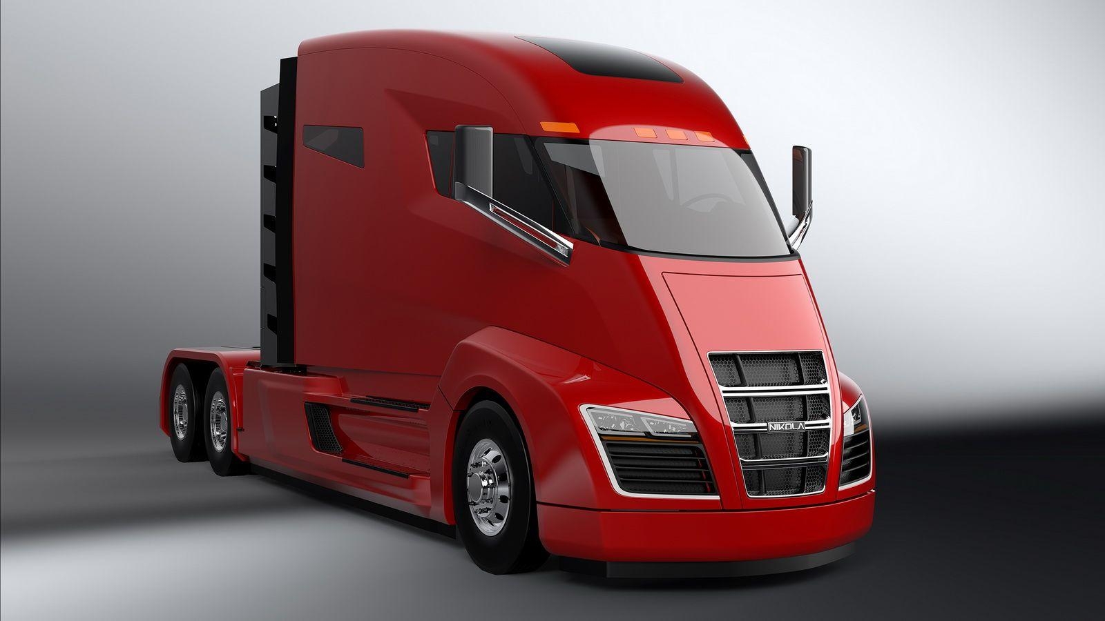 1600x900 Nikola Motor Presents Electric Truck Concept With 200 Miles Range, Desktop