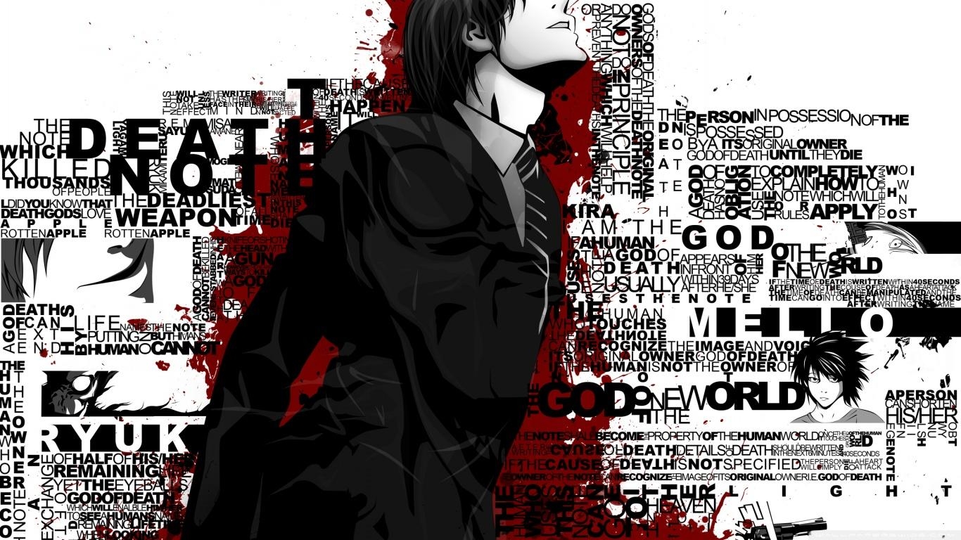 1370x770 Death Note Wallpaper, Desktop