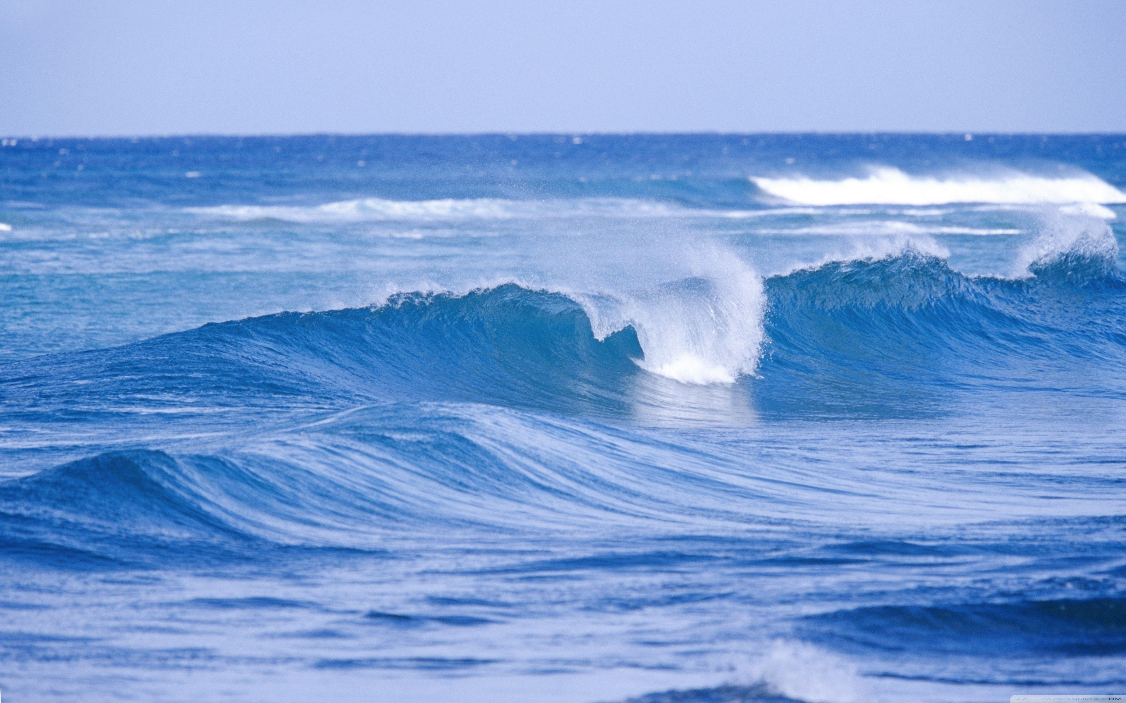 3840x2400 Cold Ocean Waves ❤ 4K HD Desktop Wallpaper for • Dual Monitor, Desktop