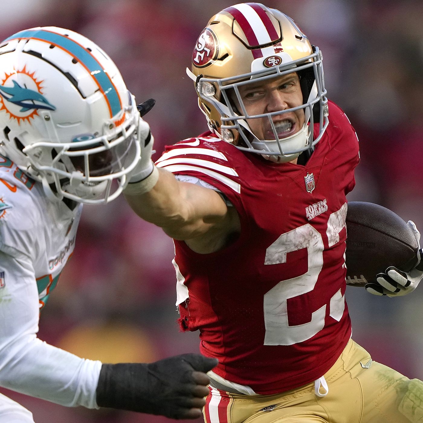 1400x1400 49ers news: How Christian McCaffrey has changed the 49ers' offense, Phone