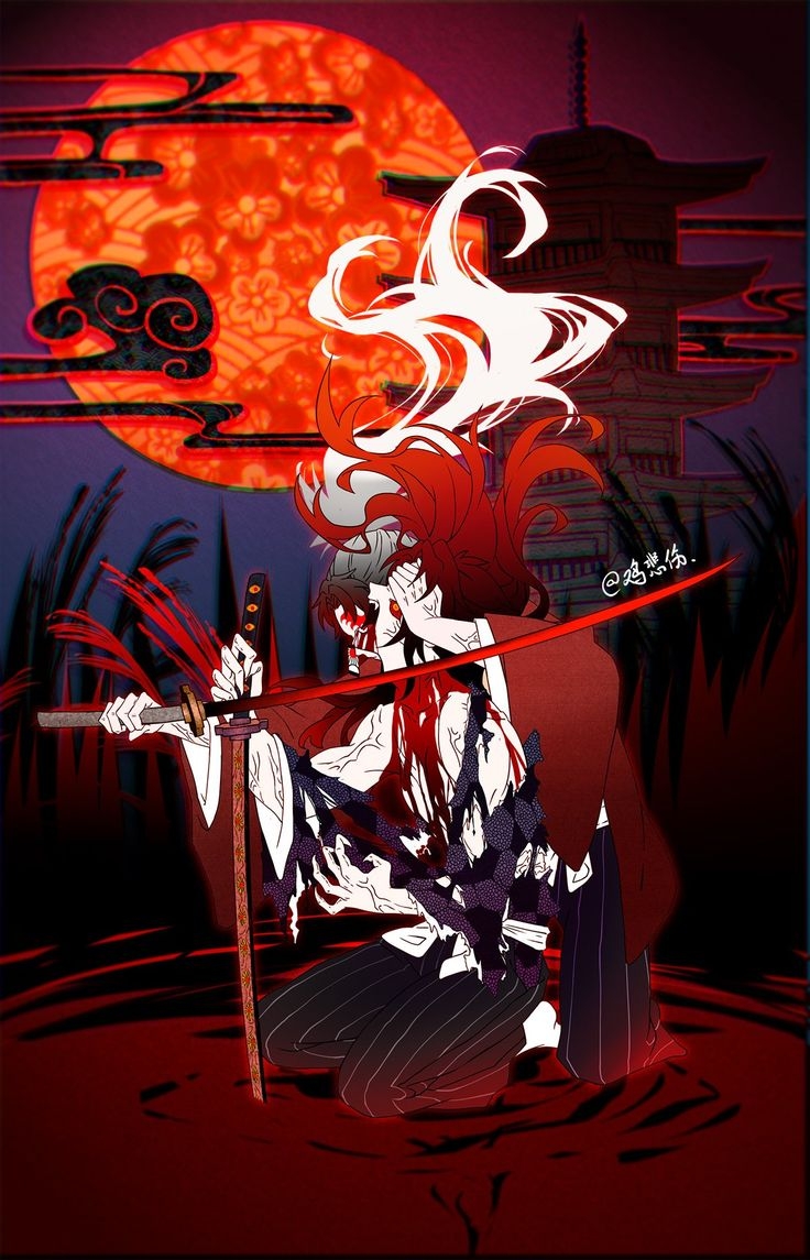 740x1150 鸡悲伤 on Twitter. Anime demon, Anime background, Demon slayer yoriichi wallpaper, Phone