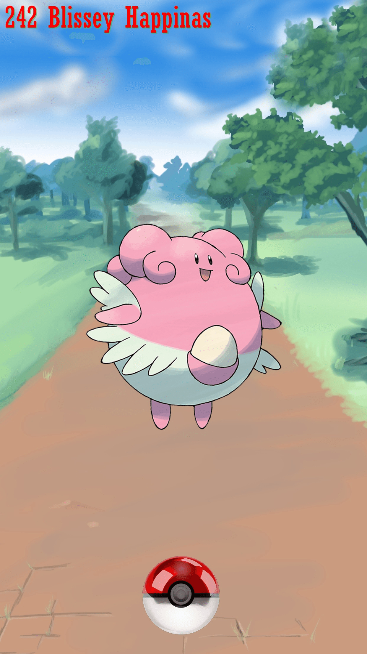 1250x2210 Street Pokeball Blissey Happinas, Phone