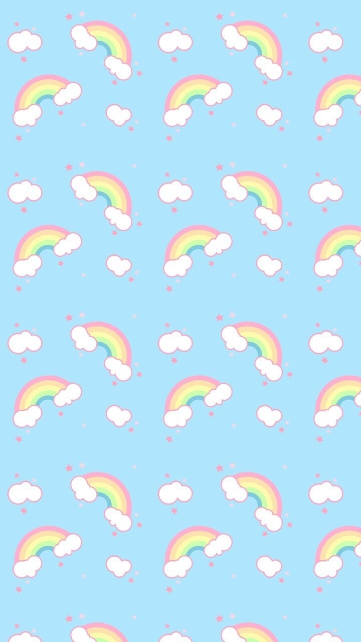 720x1280 art, background, beautiful, beauty, blue background, cartoon, clouds, cute art, cute illustration, drawing, illustration, kawaii, pastel, pattern, rainbow, sugar, sweets, wallpaper, we heart it, beautiful art, pastel color, pastel art, beauty art, Phone