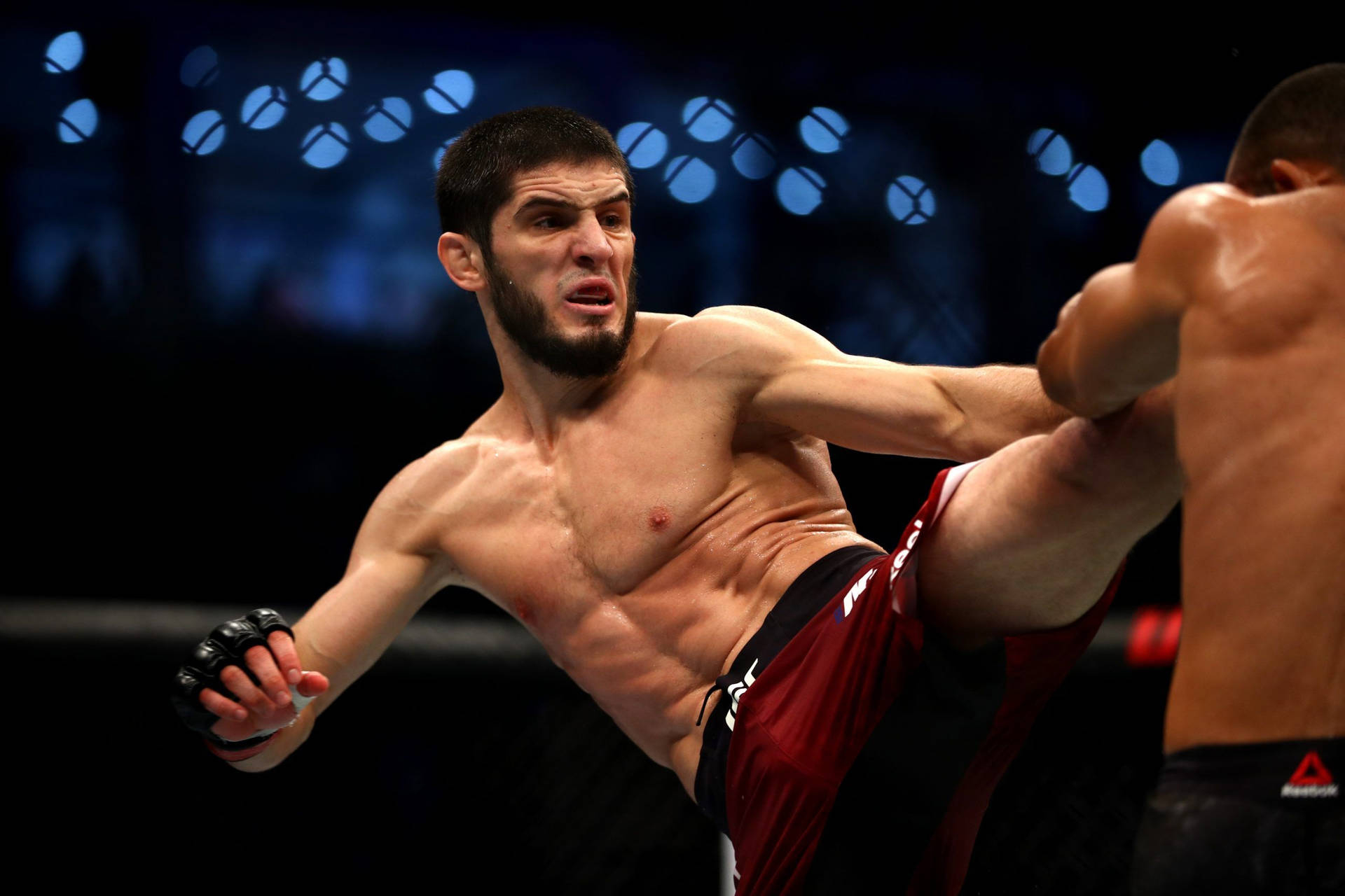 1920x1280 Islam Makhachev In Action Wallpaper, Desktop