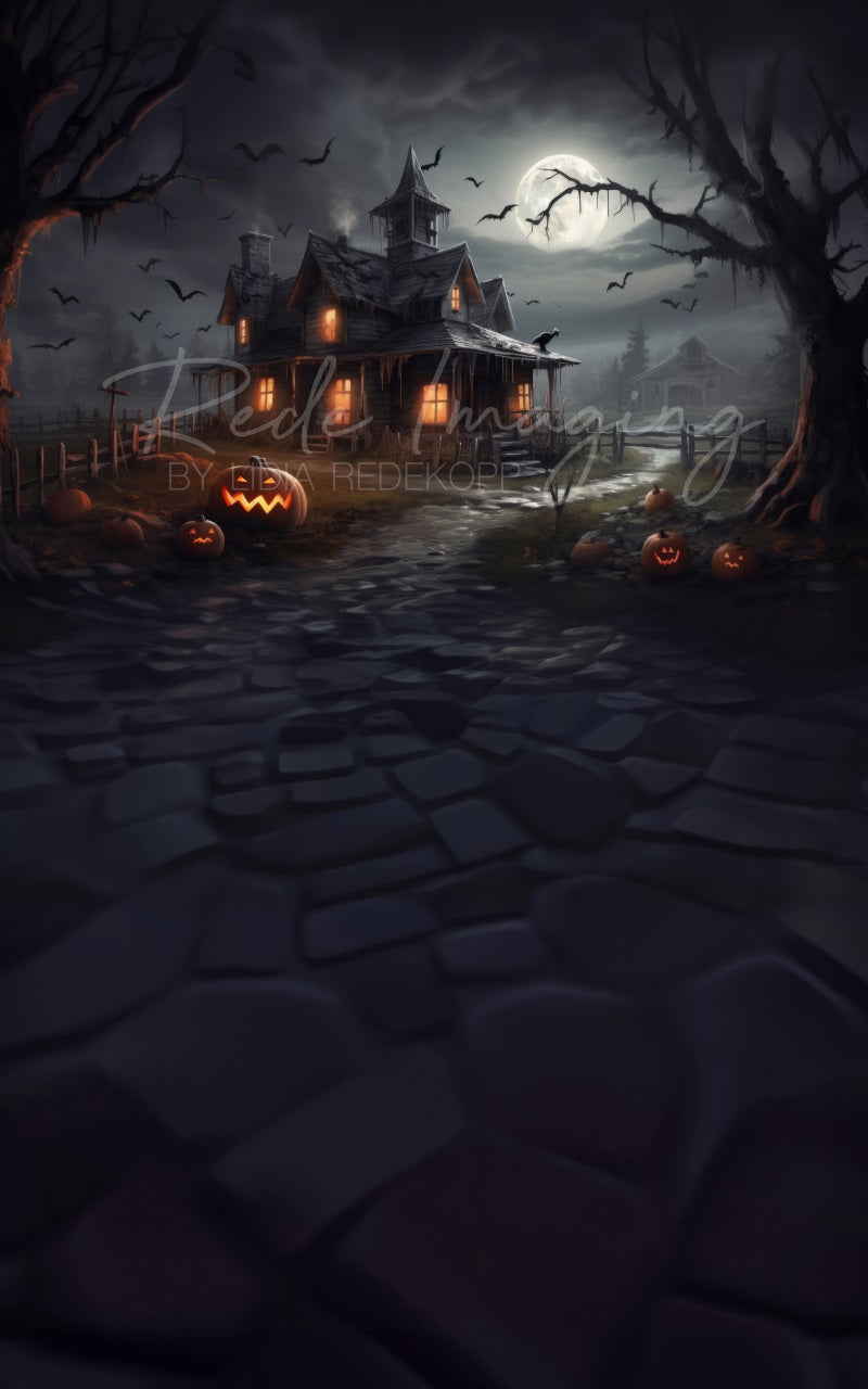 800x1280 Kate Sweep Halloween Haunted House, Phone