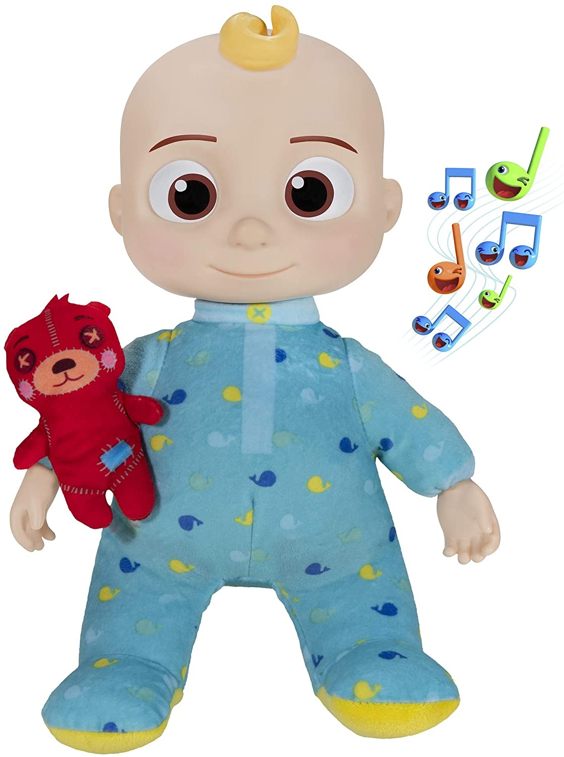 1120x1500 CoComelon Official Musical Bedtime JJ Doll, Soft Plush Body, Phone