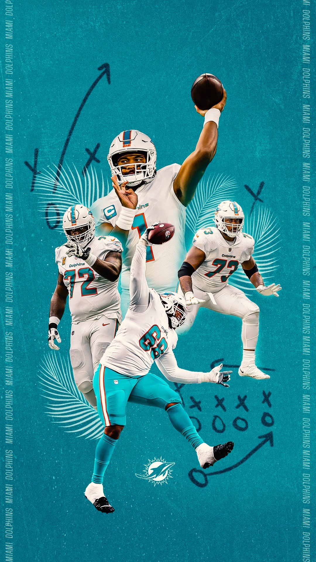 1080x1920 Miami Dolphins #WallpaperWednesday incoming, Phone