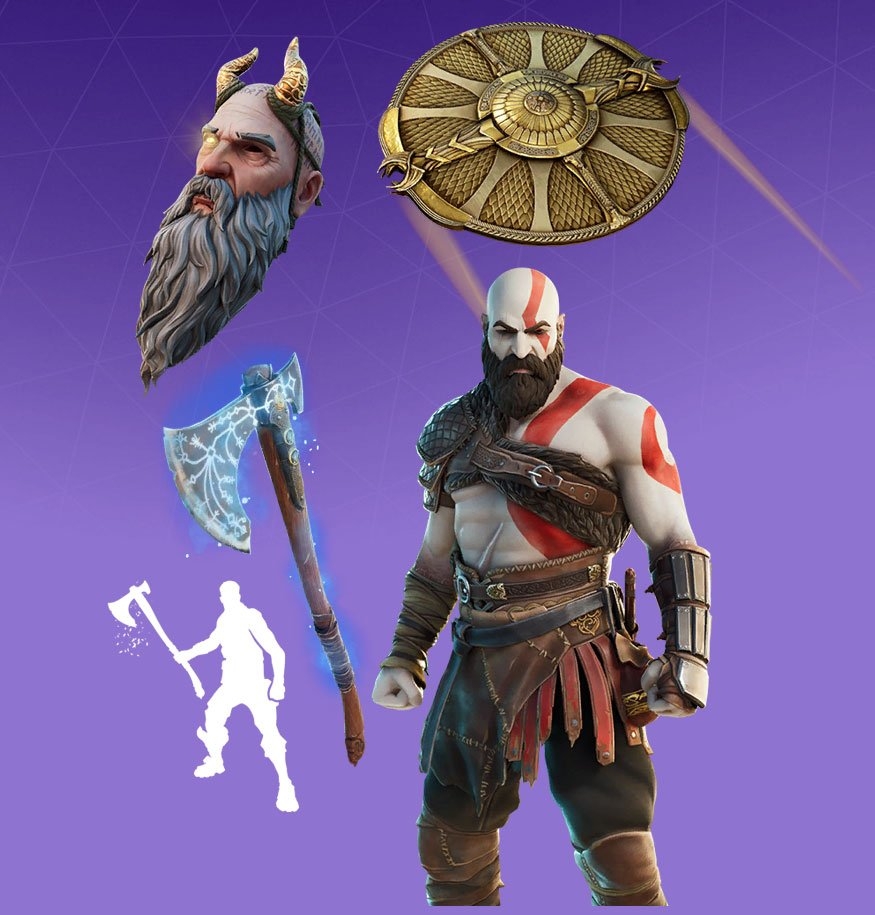 880x920 Kratos Fortnite wallpaper, Phone