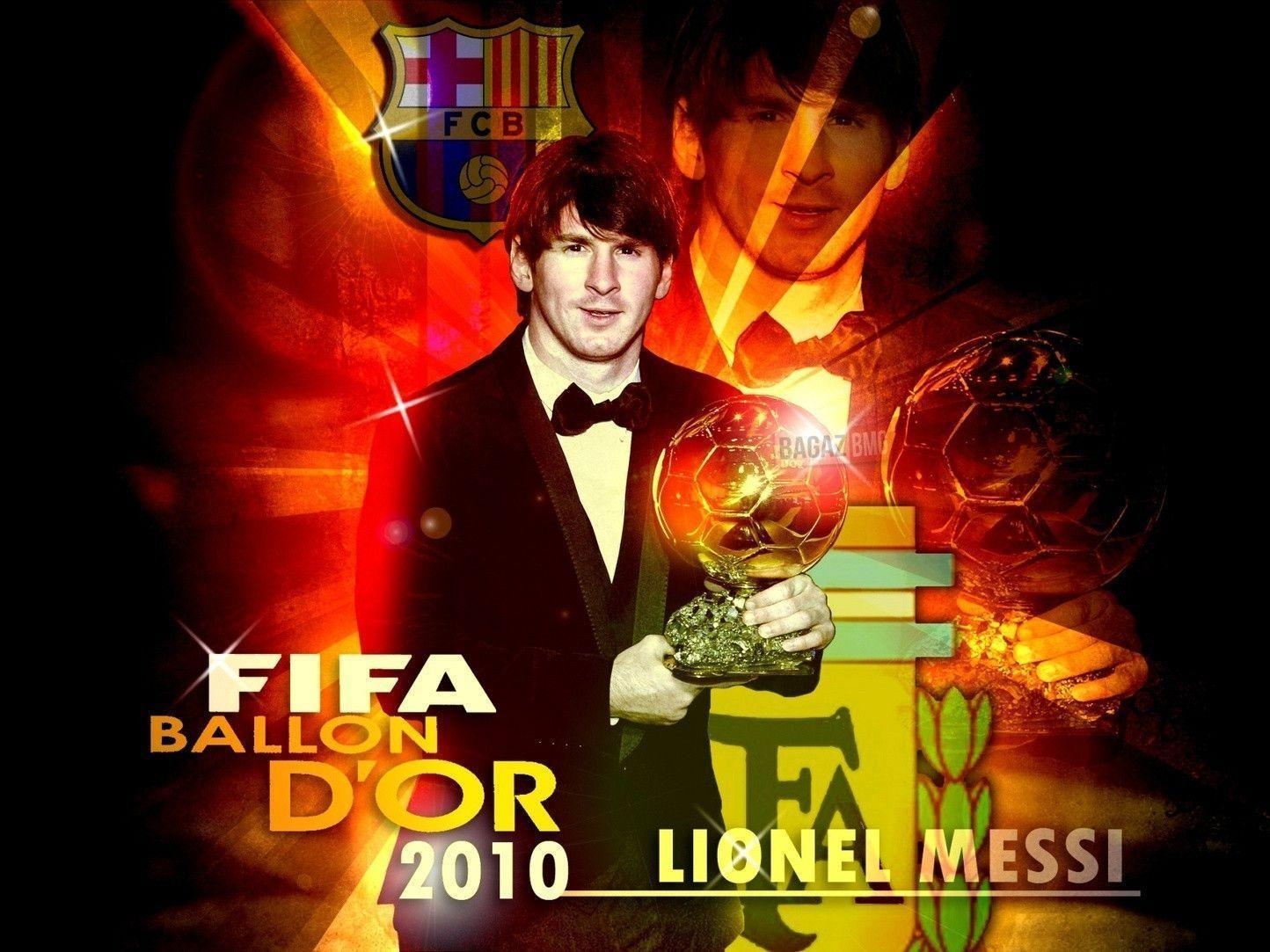 1450x1090 Lionel Messi FIFA Ballon d'Or 2010 Wallpaper Andres, Desktop