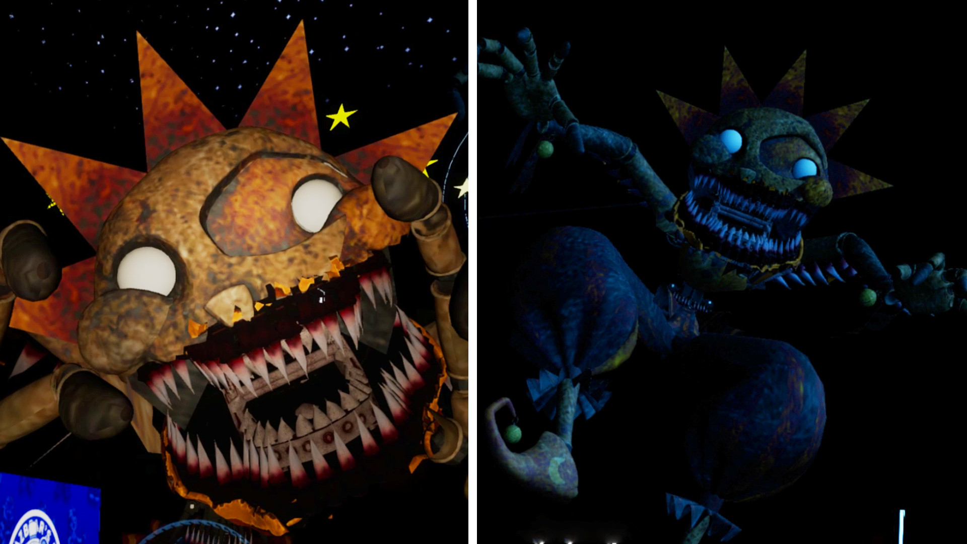 1920x1080 Sun tranforms into Nightmare Sun! [Five Nights at Freddy's Security Breach] [Mods], Desktop