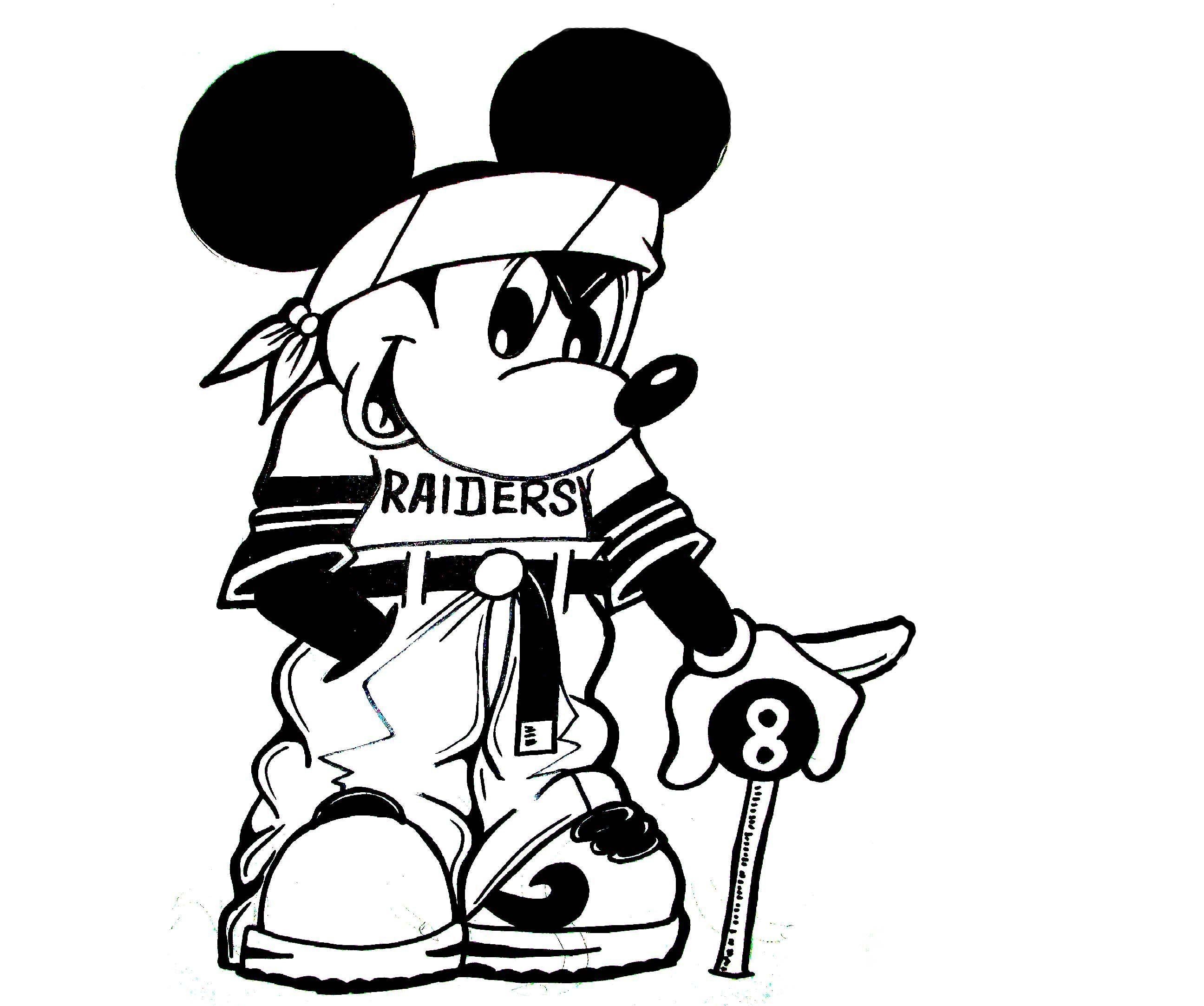 2600x2170 Drawing a gangsta MICKEY MOUSE 2 Rap Music, Desktop