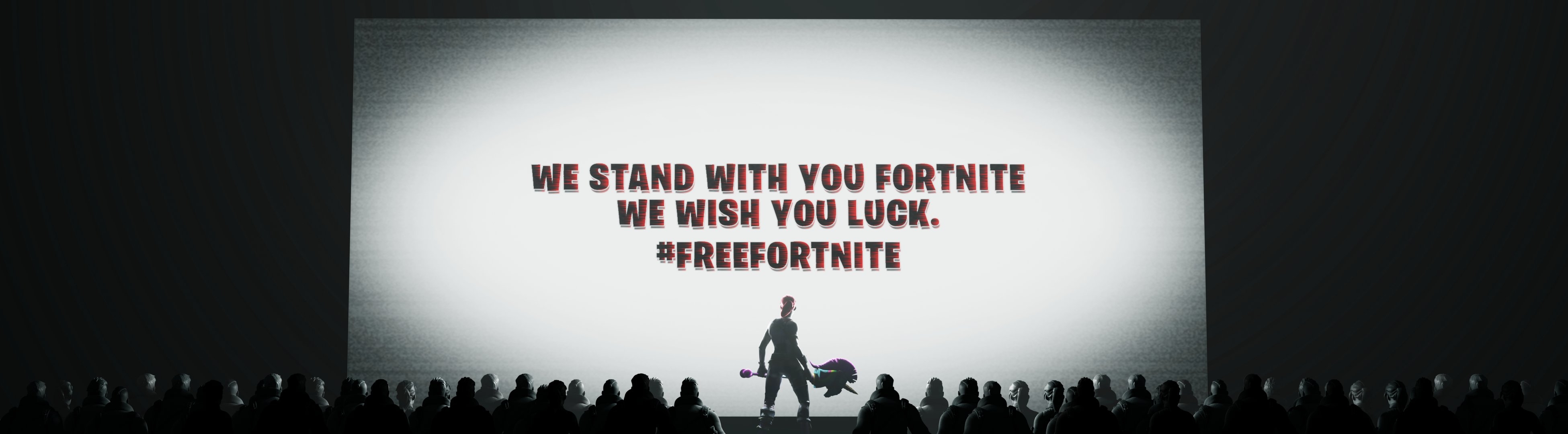 3910x1080 Free Fortnite wallpaper, Dual Screen