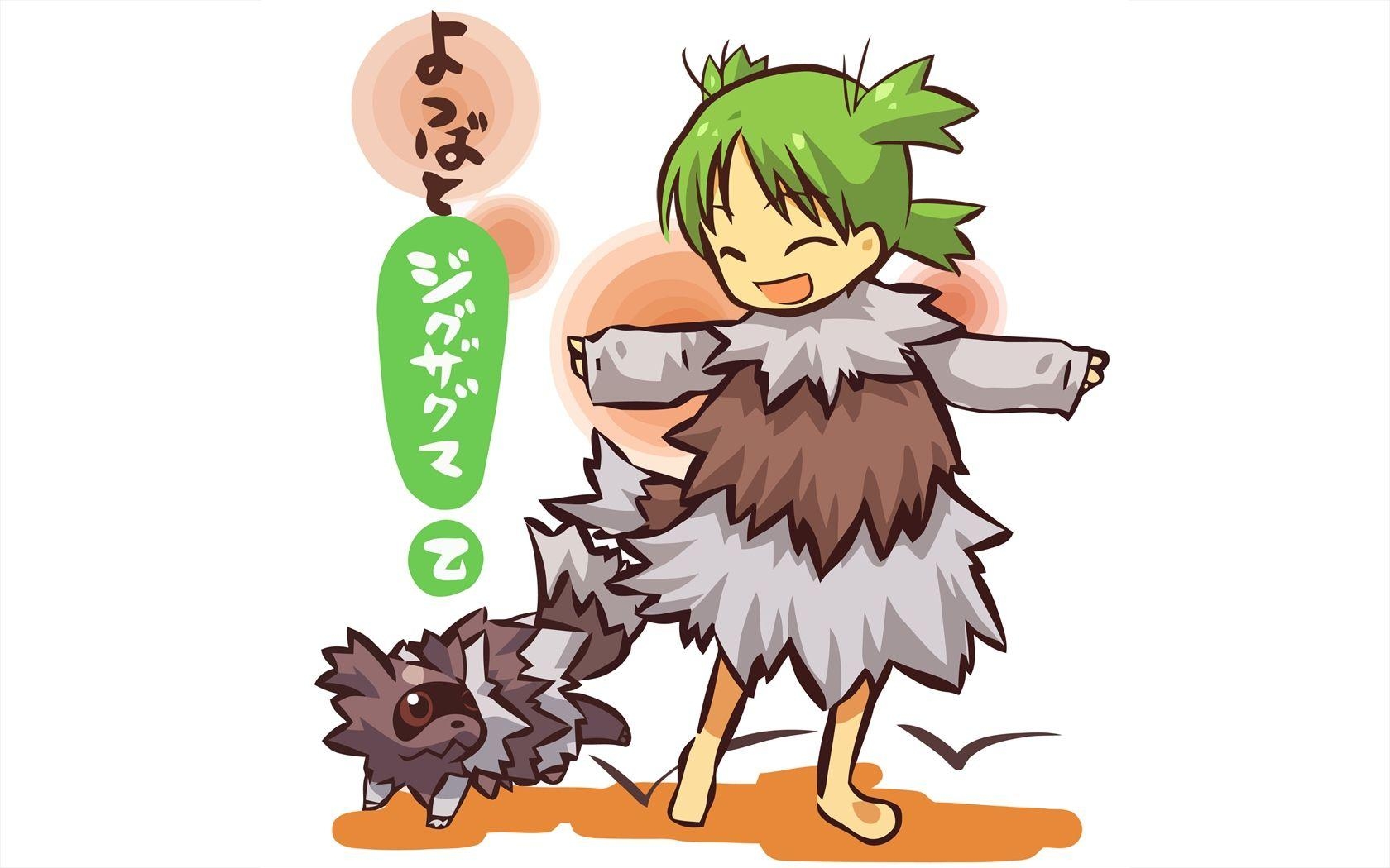 1680x1050 crossover koiwai yotsuba pokemon yotsubato! zigzagoon. konachan.com, Desktop