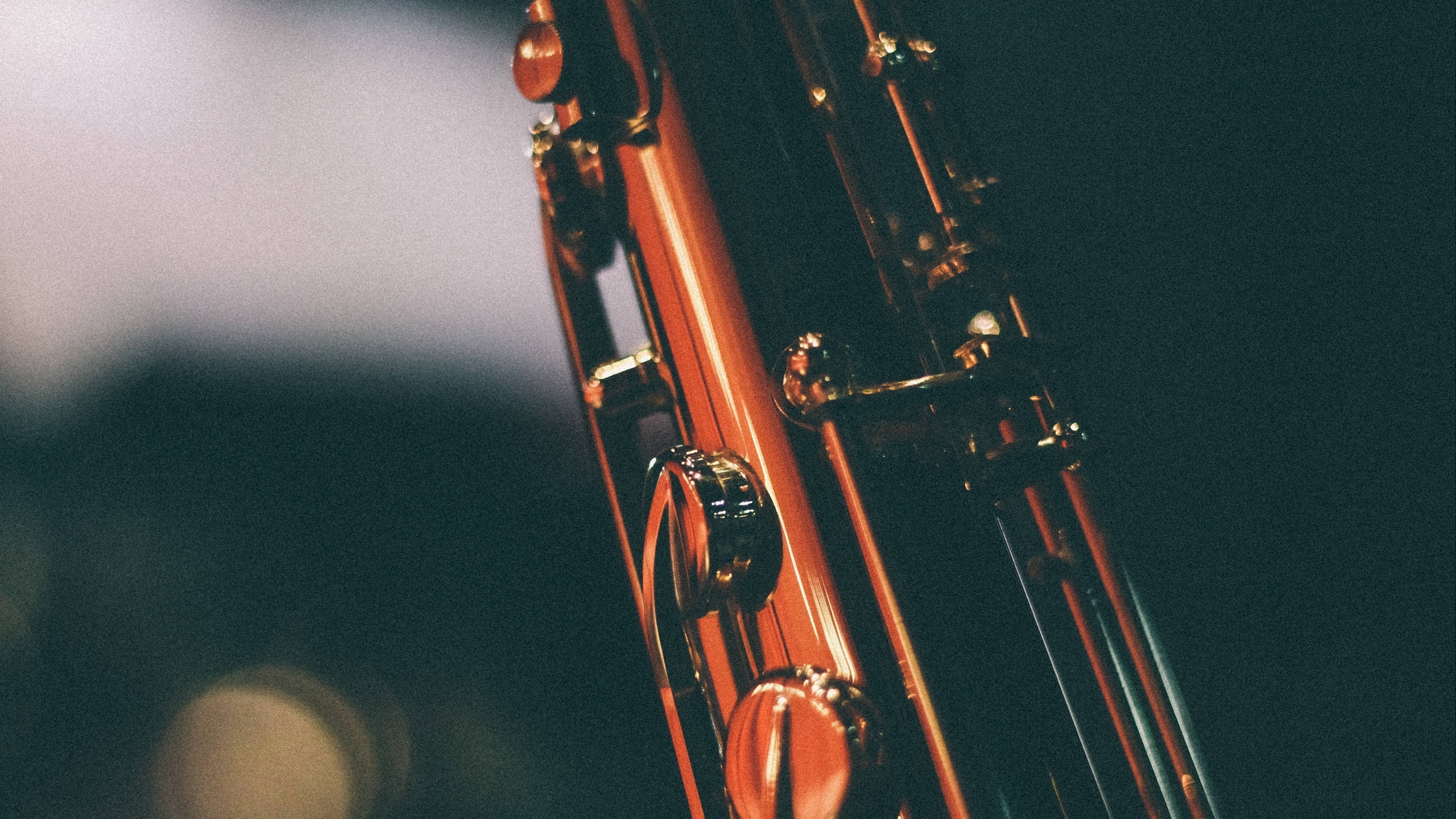 2560x1440 Download wallpaper  saxophone, musical instrument, keys, Desktop