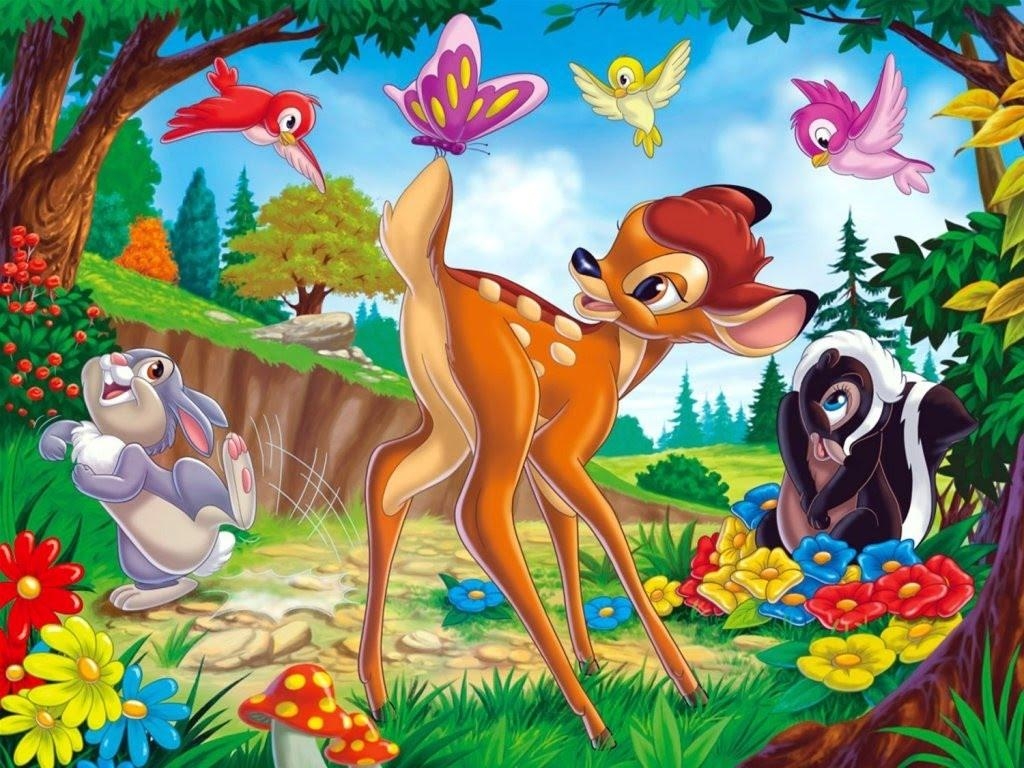 1030x770 Disney Bambi Cartoon HD Image for FB Cover, Desktop