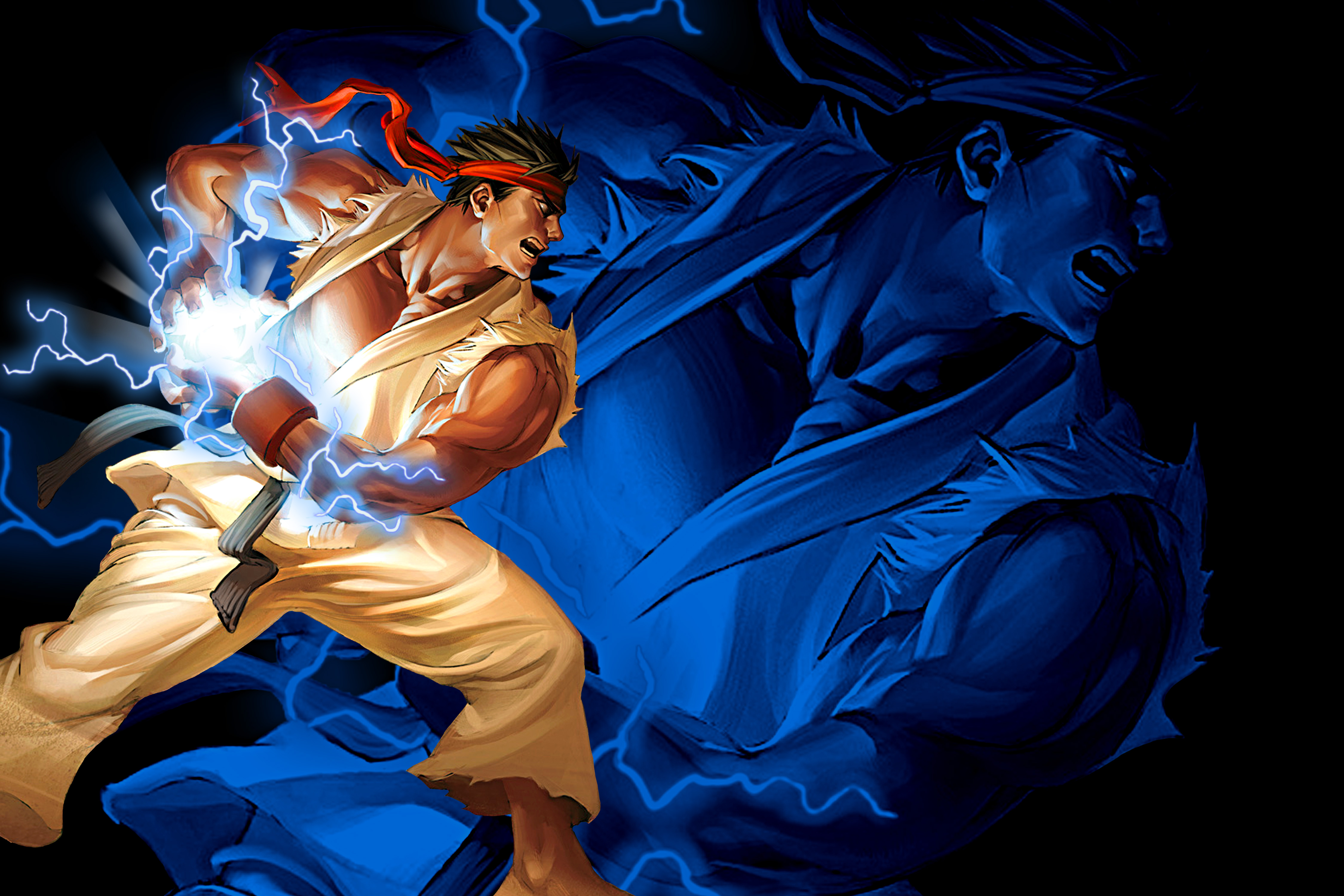 4500x3000 Ryu Hadouken Street Fighter HD Games, 4k Wallpaper, Image, Desktop