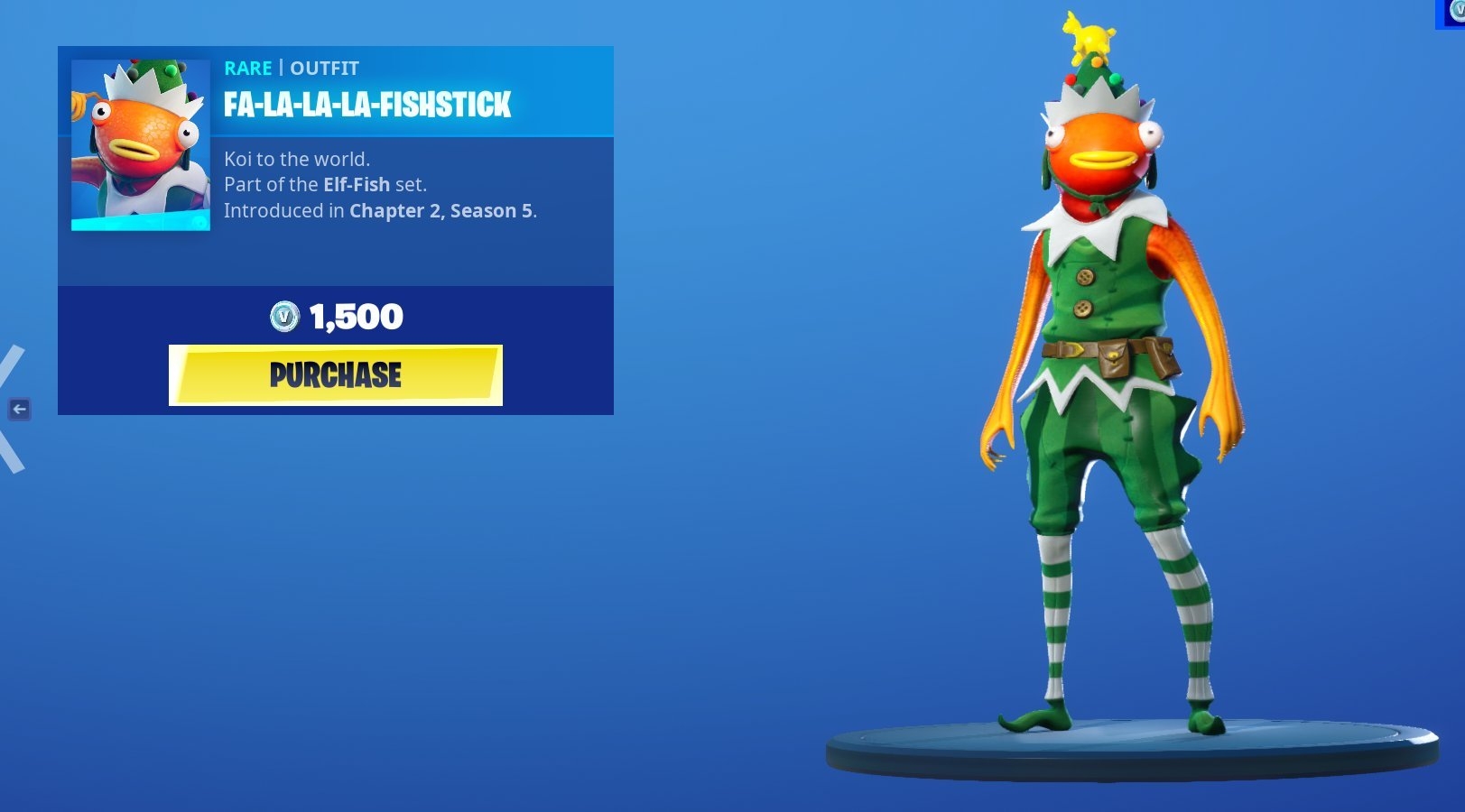 1630x900 Fa La La La Fishstick Fortnite Wallpaper, Desktop