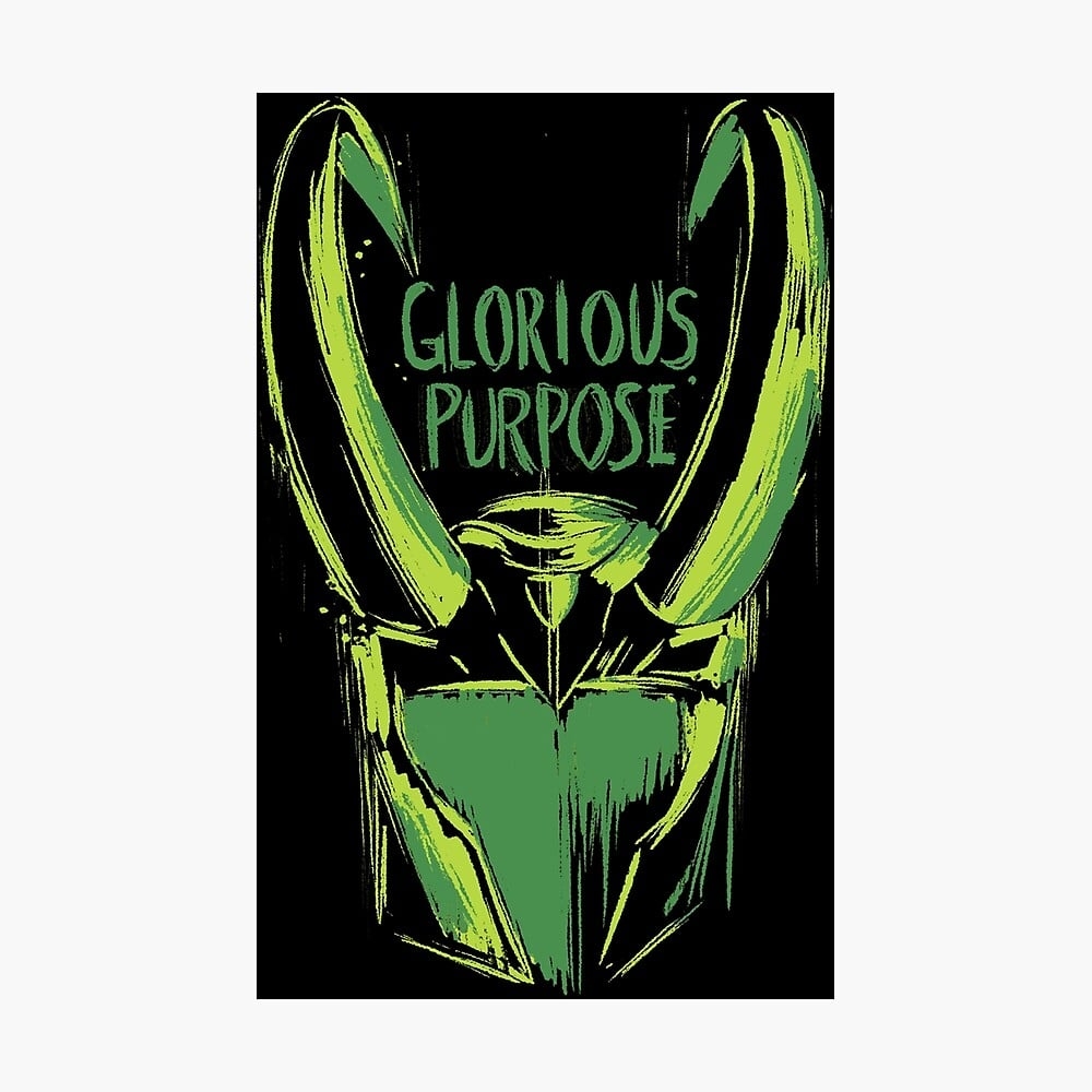 1000x1000 Glorious Purpose Poster, Phone